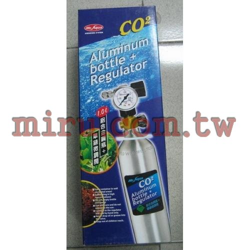 Mr.Aqua 水族先生 CO2鋁瓶1L(附單錶微調閥、吊架)