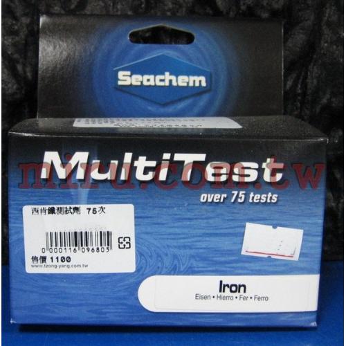 美國原裝進口 西肯Seachem FE鐵測試劑(可測超過75次)