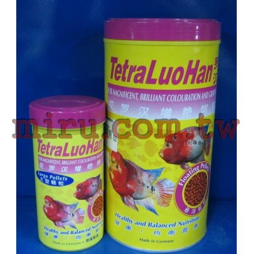 德國Tetra 頂級花羅漢增艷飼料(大顆粒)250ml