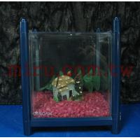 日本GEX五味100型迷你造景魚缸(鬥魚缸)含造景(三種顏色)
