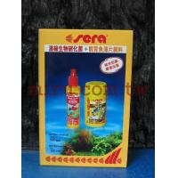 德國Sera 濃縮生物硝化菌+觀賞魚薄片飼料 超值限量包