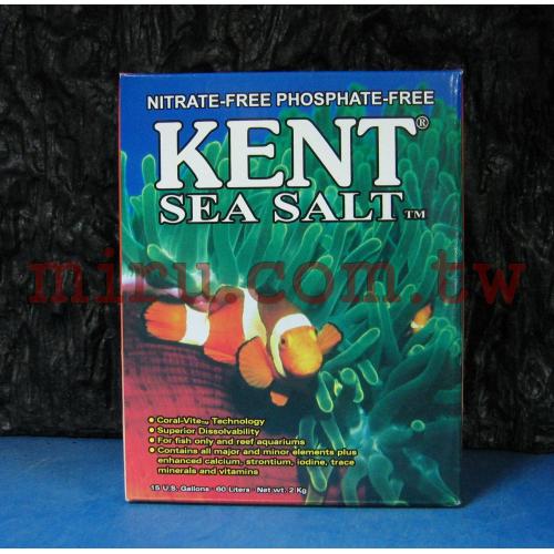 美國KENT MARINE 加鈣速溶軟體鹽 60L(2kg)