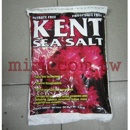 美國KENT MARINE 加鈣速溶軟體鹽 6.3KG*3