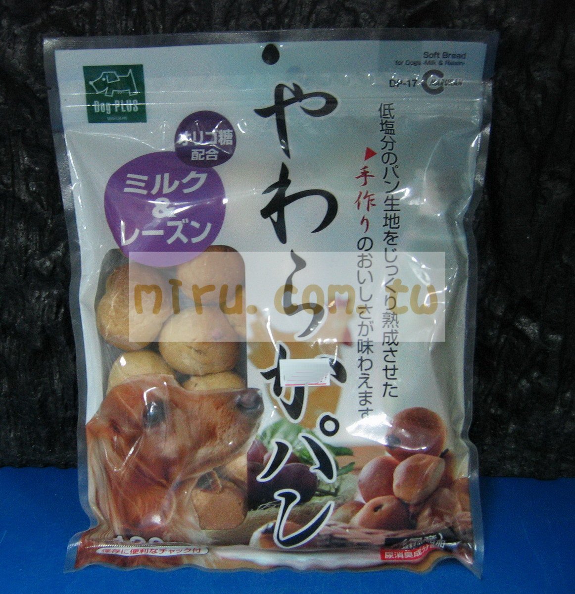 日本Marukan 手工愛犬點心麵包(牛奶、牛奶起司、牛奶葡萄乾)