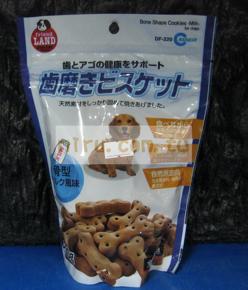 日本MARUKAN 犬用潔牙除垢餅200g(2種造型)