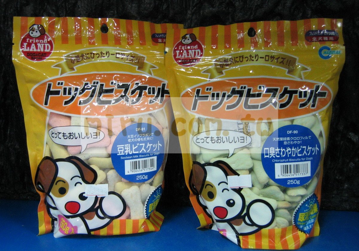 日本MARUKAN 預防口臭葉綠素餅乾、強化骨骼豆奶餅乾250g