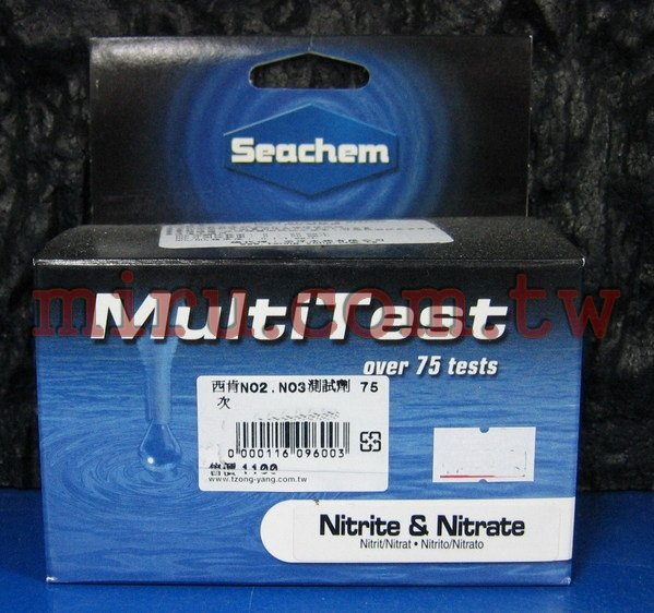 美國原裝進口 西肯Seachem NO2、NO3測試劑(可測超過75次)
