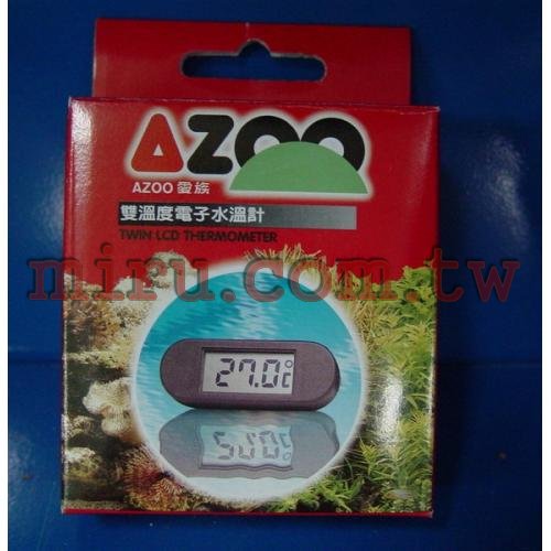 AZOO 雙溫度電子水溫計(溫度計)(可監測水溫及室溫)