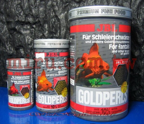 德國JBL GoldPerls 金魚金牌玫瑰紅高營養飼料(250ml)