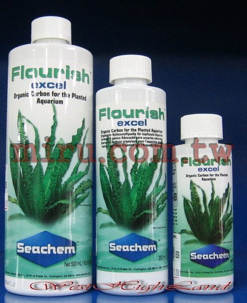 美國原裝進口 西肯Seachem Flourish Excel 水草有機碳源(500ml)
