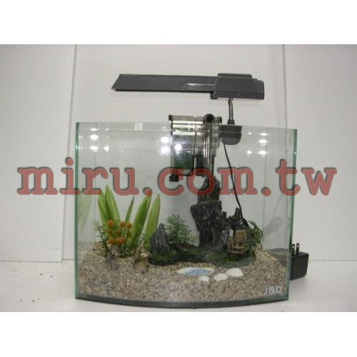 J&D高品質30CM海灣型水晶缸(各式魚缸可接受訂製)