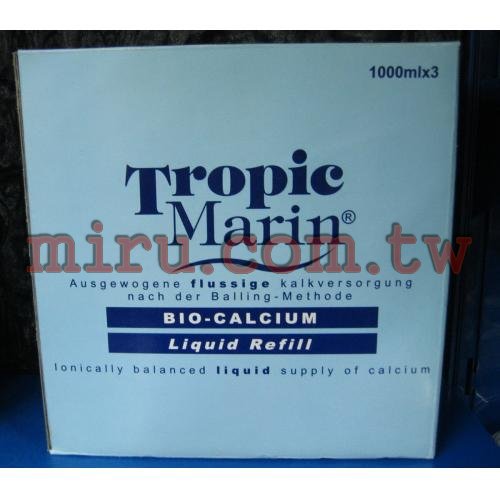 Tropic Marin 海洋生化鈣補充液3*1000ml