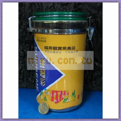 福壽 金超彩頂級觀賞魚飼料(小粒、大粒)約900g