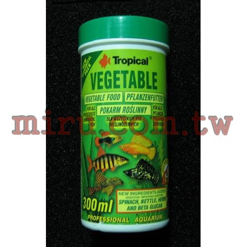 Tropical德比克 熱帶魚蔬菜薄片300ml