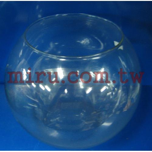 >圓球型玻璃魚缸(10'')