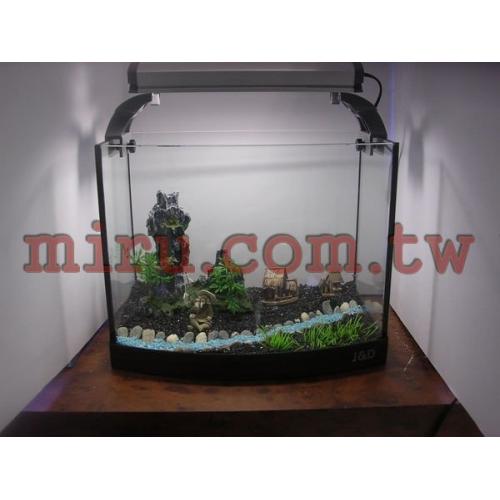 J&D高品質1呎海灣照景缸(缸+燈+過濾+照景)