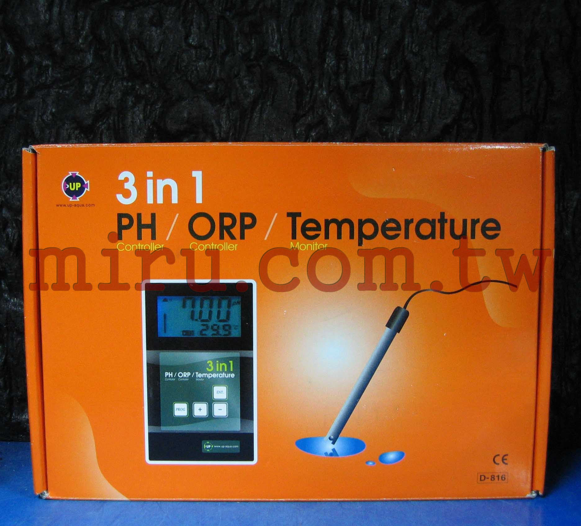 UP雅柏 PH控制器+ORP控制器+溫度顯示三合一型(含校正液)