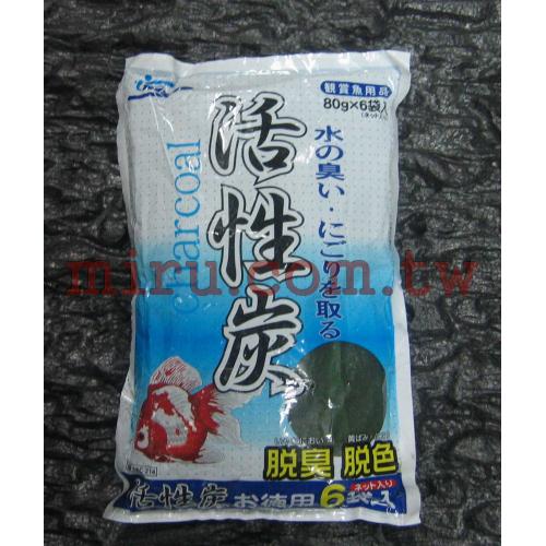日本NISSO 脫臭脫色淨水力超強活性碳 80g*6