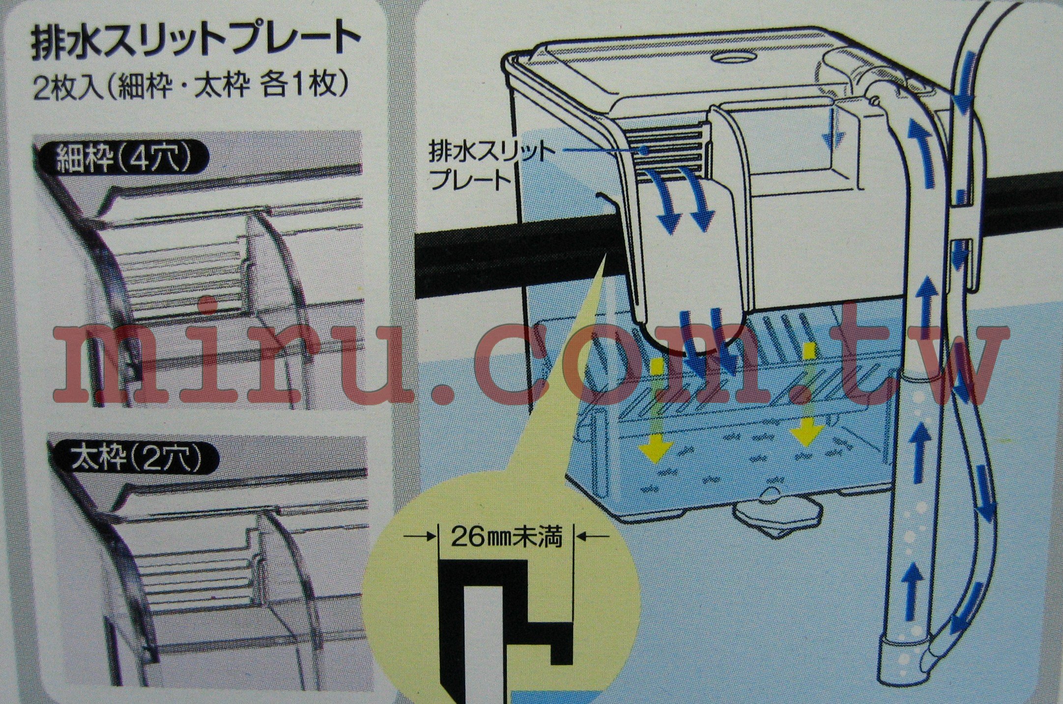 日本 SUDO 外掛式 產卵箱 飼育箱 隔離箱 缸外式打氣動力(小)