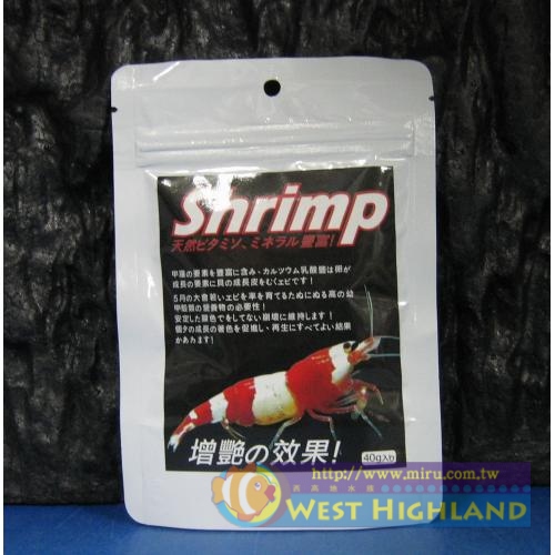 Shrimp 水晶蝦 增艷飼料40g 