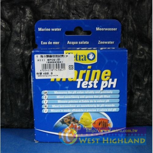 德國Tetra 海水PH酸鹼值測試液 10ml*1