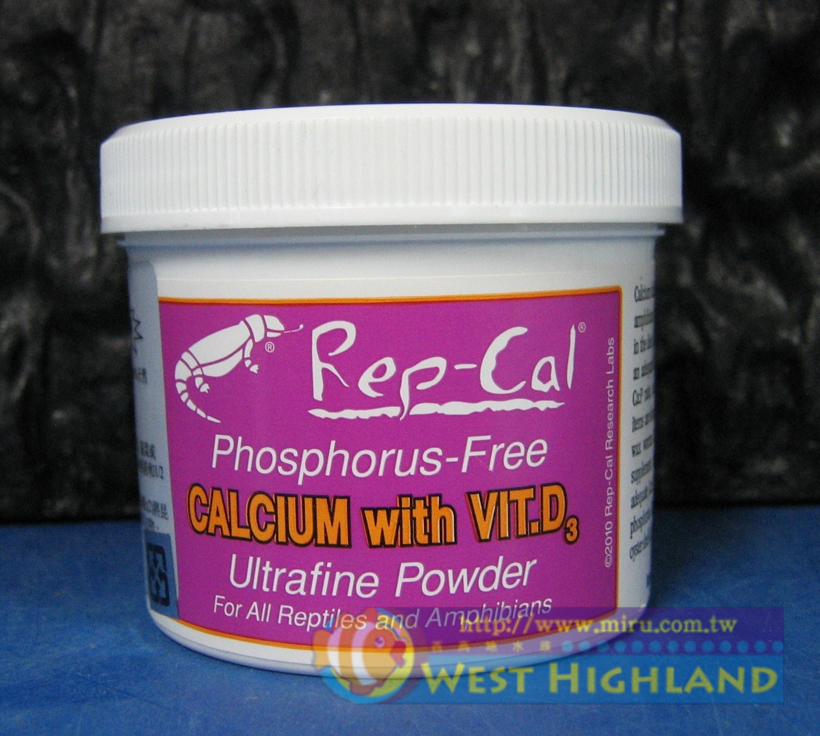 美国rep-cal 爬虫超细钙粉 d3-96g_饲料,营养剂_两栖爬虫宠物用品