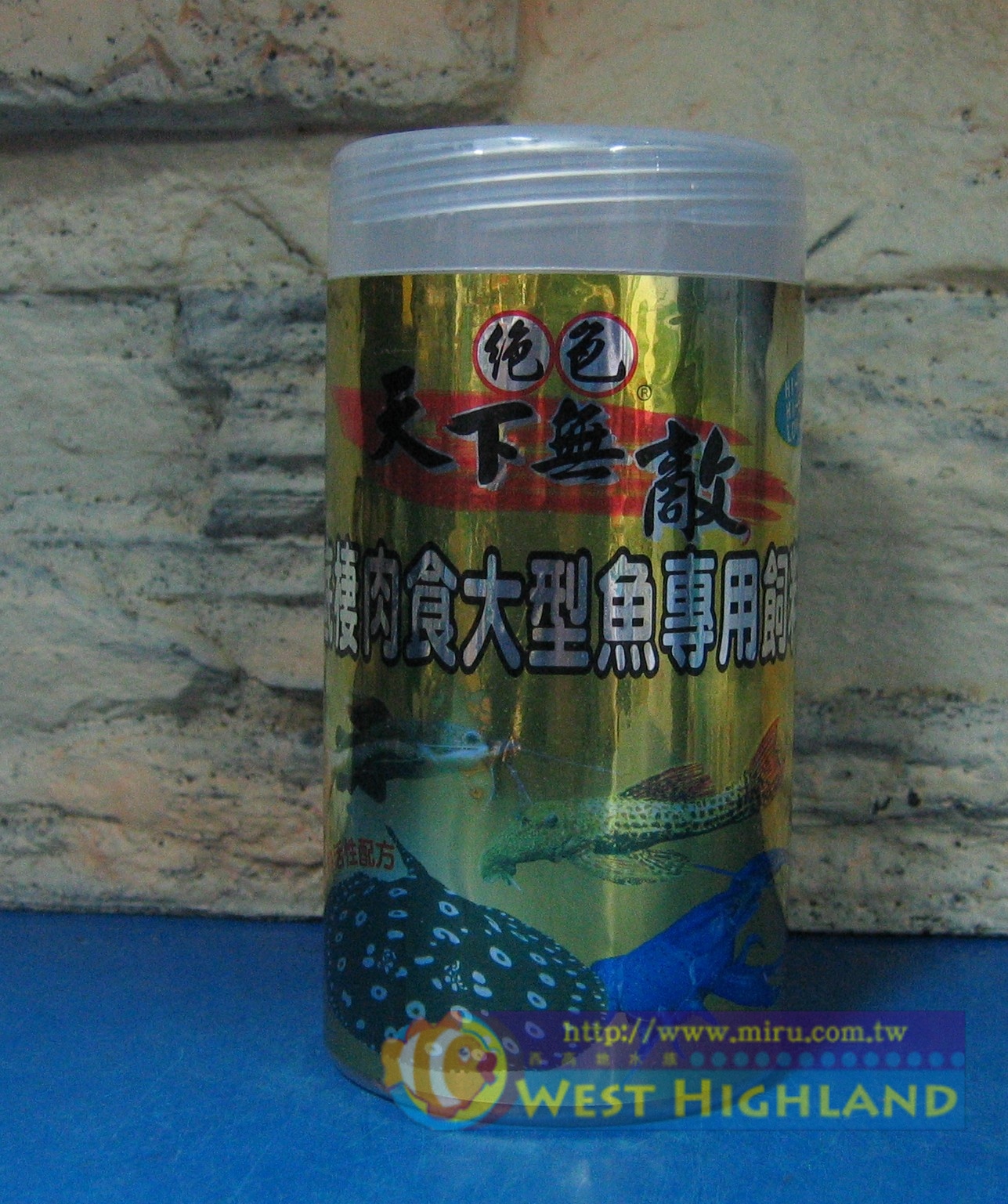 台灣天下無敵 底棲肉食大型魚專用飼料150g