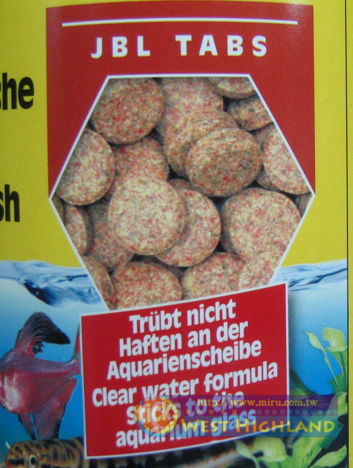 德國JBL Novo Tab熱帶魚專用黏貼飼料,沉底飼料營養片(620g)1L