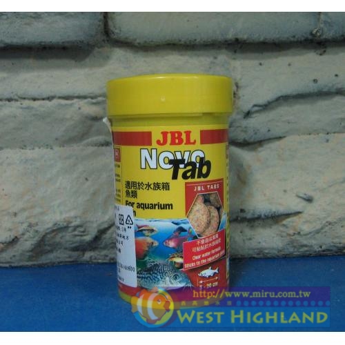 德國JBL Novo Tab熱帶魚專用黏貼飼料,沉底飼料營養片(100ml)