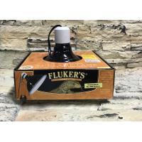 美國FLUKER'S 寵物爬蟲保溫燈座 夾燈M