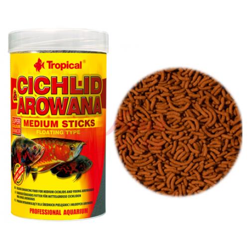 Tropical德比克 高蛋白龍魚專用飼料.中大型魚成長飼料250ml