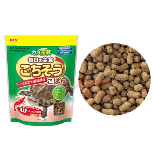 日本五味GEX 高鈣鮮蝦烏龜主食(特大粒)500g